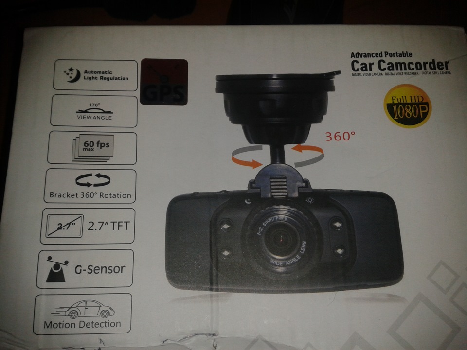 Відеореєстратор GS9000 с GPS 3