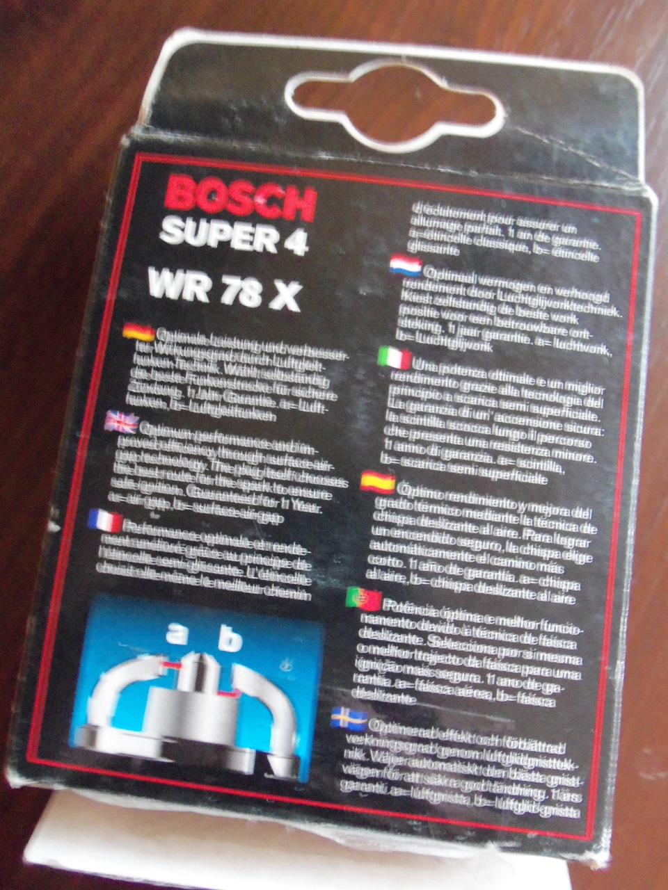 Замінив свічки на Bosch WR 78 X 3