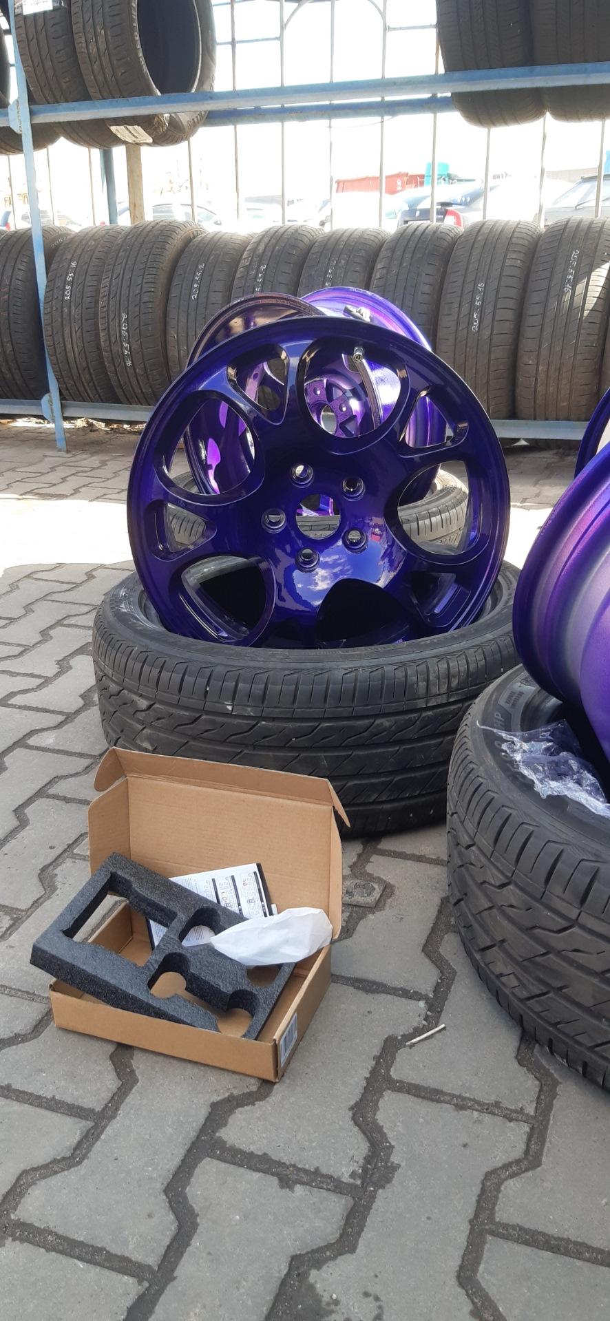 Встановлення літніх коліс та TPMS 1
