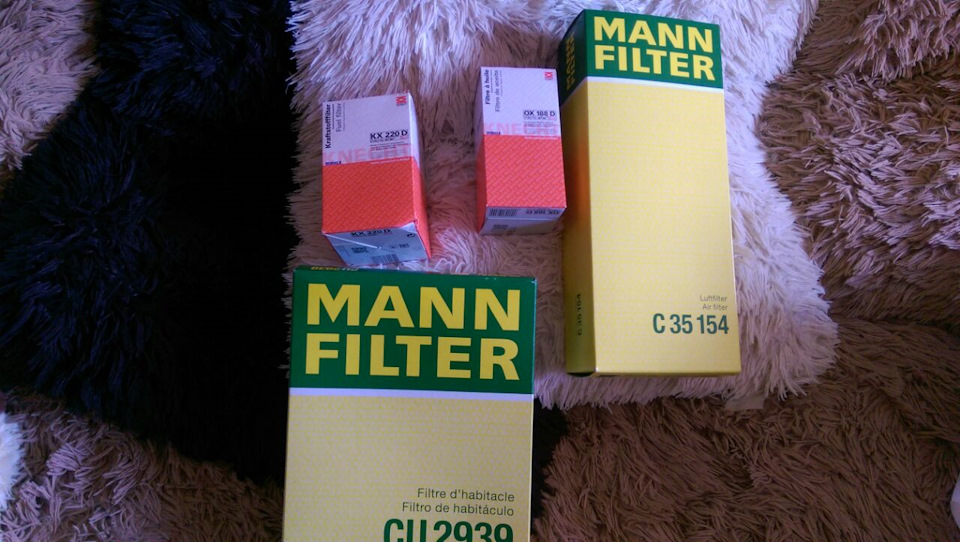 Фільтри Mahle (Knecht) та Mann 1