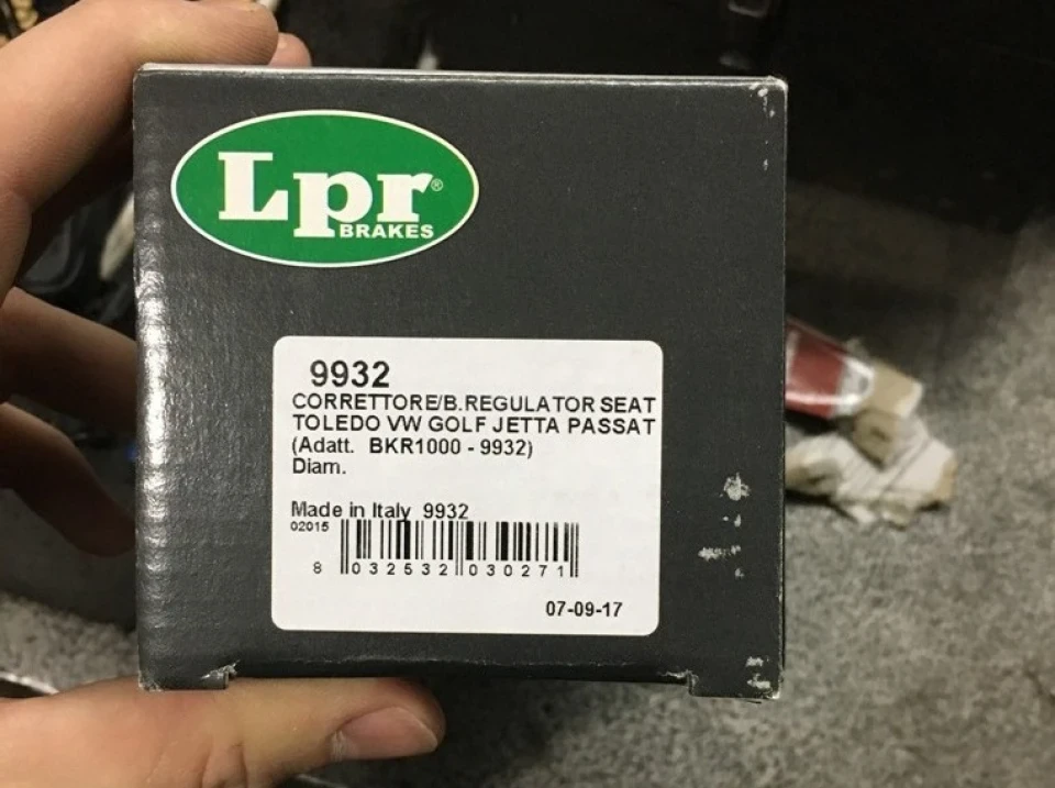 Заміна регулятора гальмівних зусиль LPR 9932 (16.11.17)