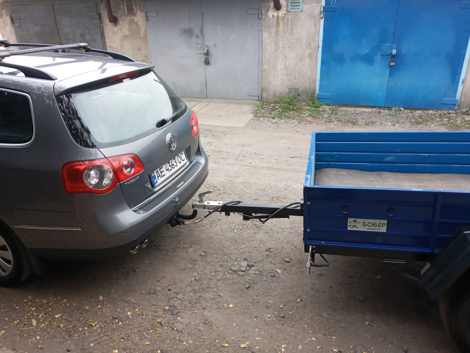 Перше використання причепа. +3м 3