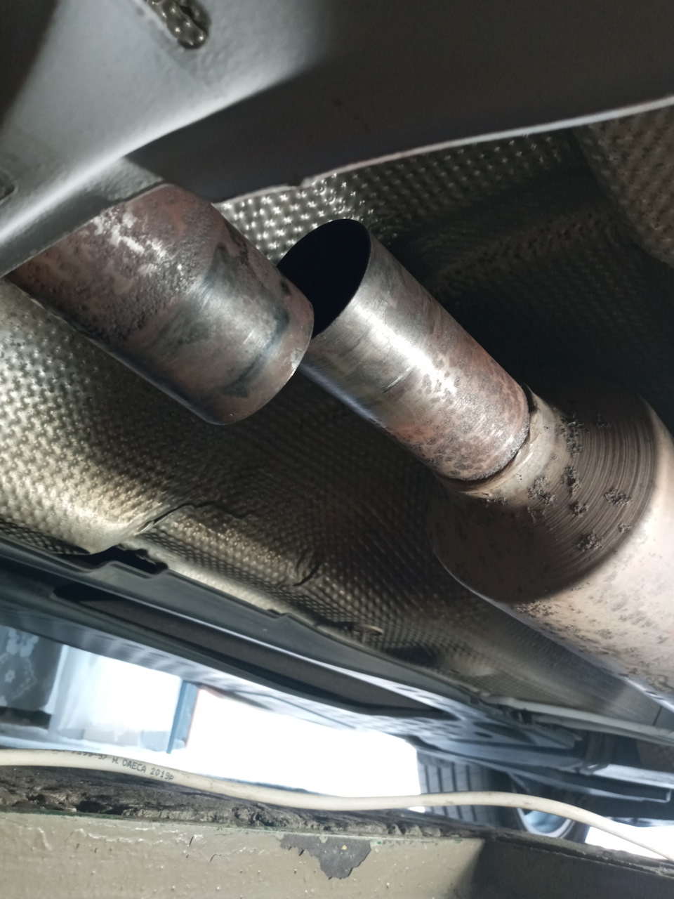 Заміна хомута глушника 4