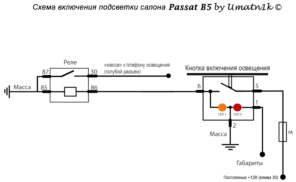 Кнопка включення салонного підсвічування або позбавляємося заглушки в консолі 2 5
