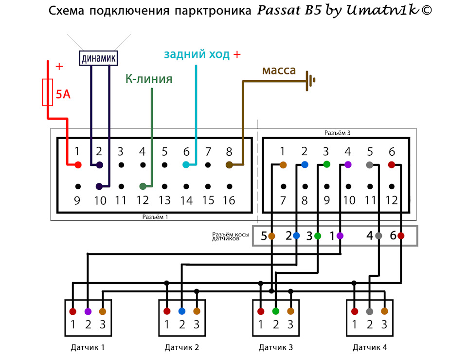Встановлення штатного парктроніка 4