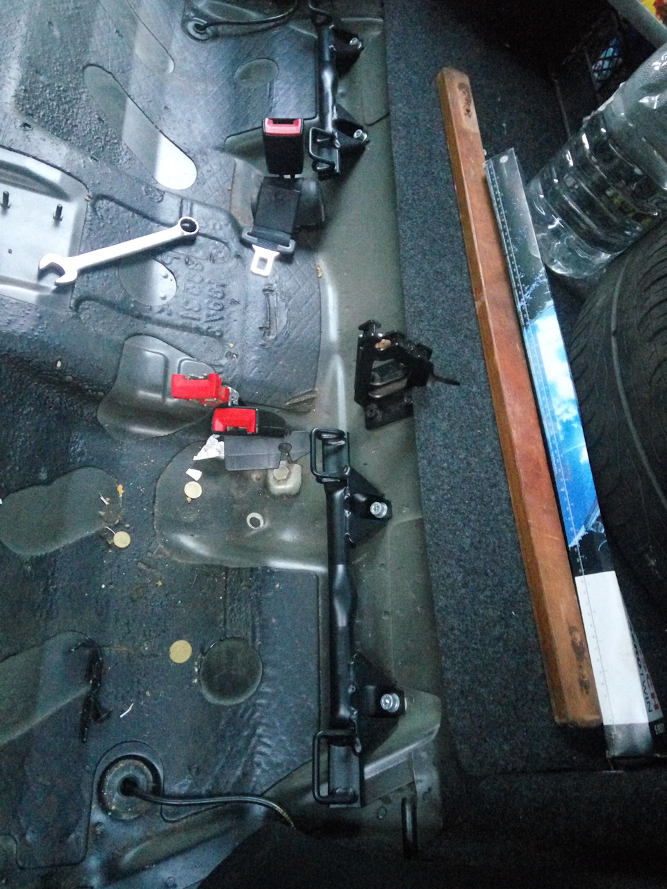 Підсумок виконаної роботи влітку (ч.3). Кріплення ISOFIX + розпірка від Audi. 3