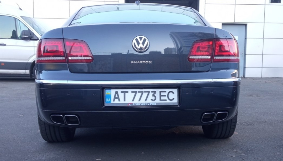 Насадки глушника від VW PHAETON W12 6.0 ФІНАЛ 1