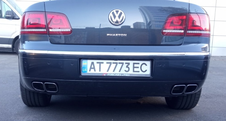Насадки глушника від VW PHAETON W12 6.0 ФІНАЛ 3