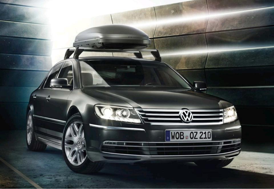 Поперечні рейлінги на VW Phaeton 1