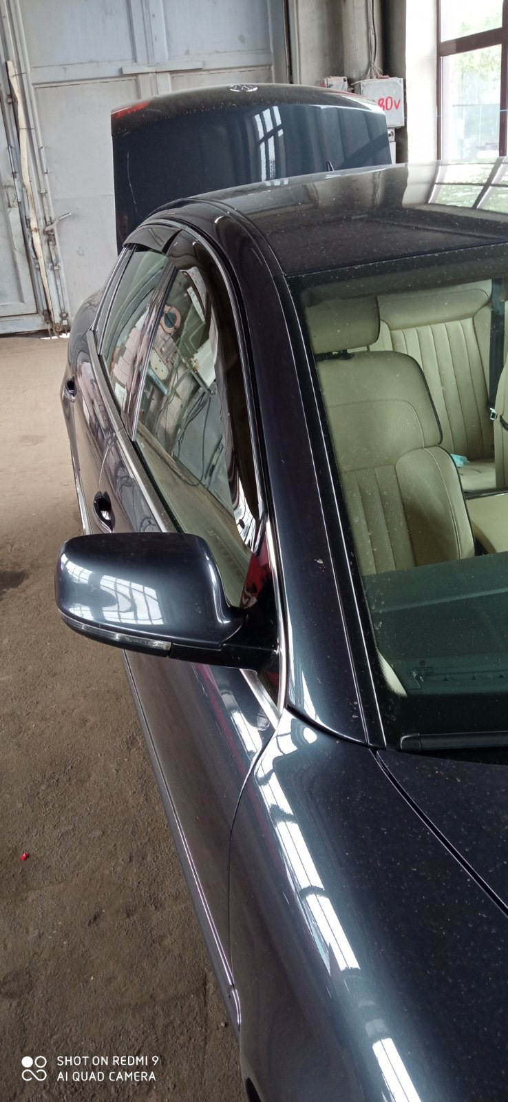 Встановлення вітровиків на VW Phaeton 4