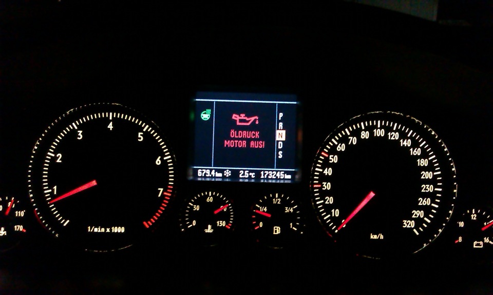 ÖLDRUCK MOTOR AUS 1