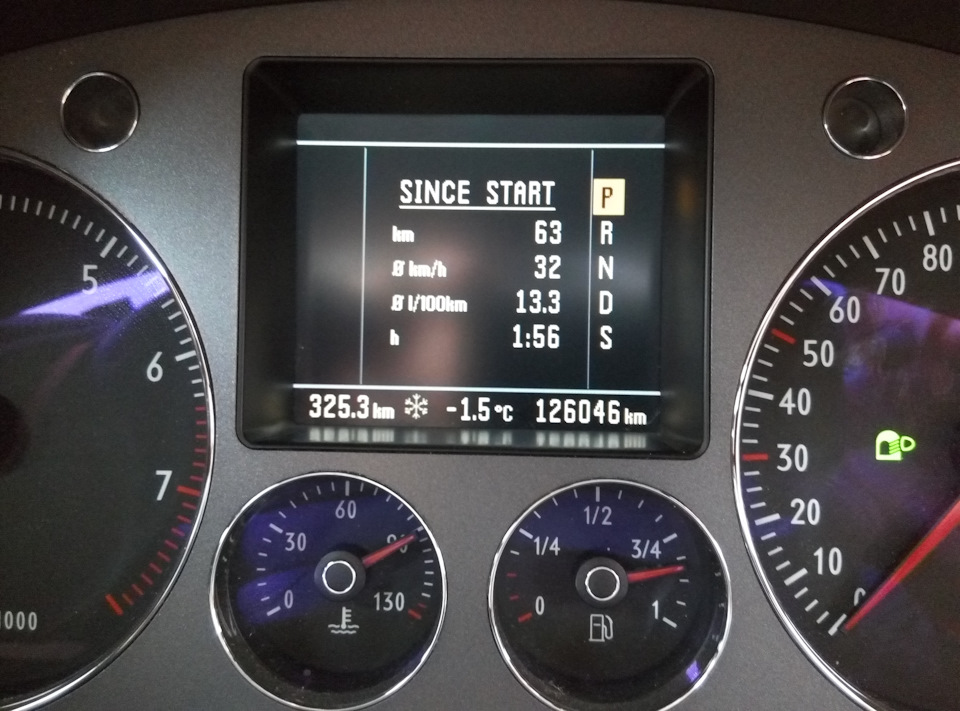 Витрата палива у Фаетона 3,2 V6 (на газу) 1