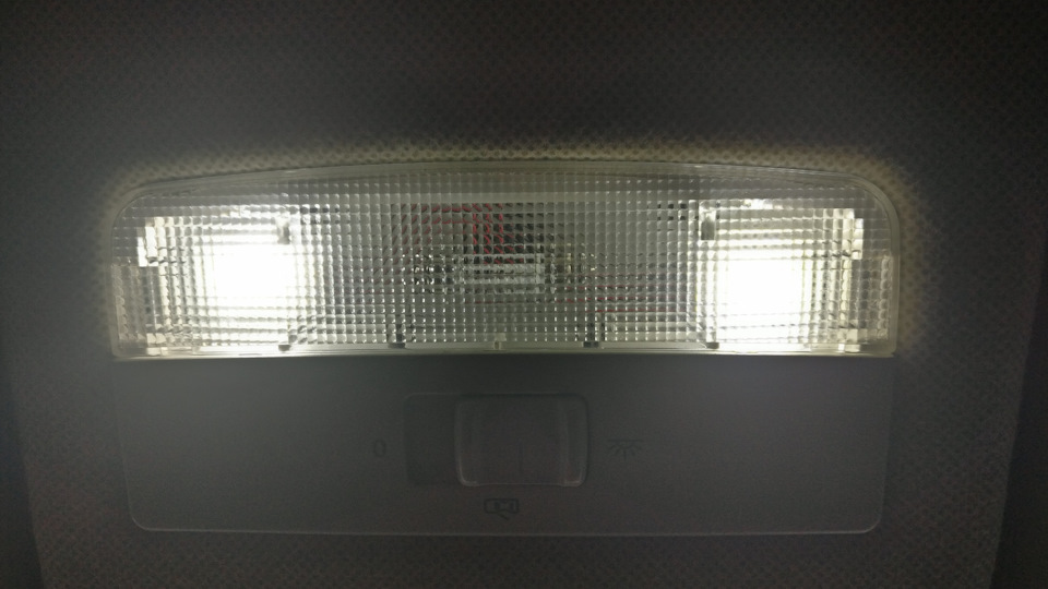 Led лампочки в плафон, освітлення салону. 3