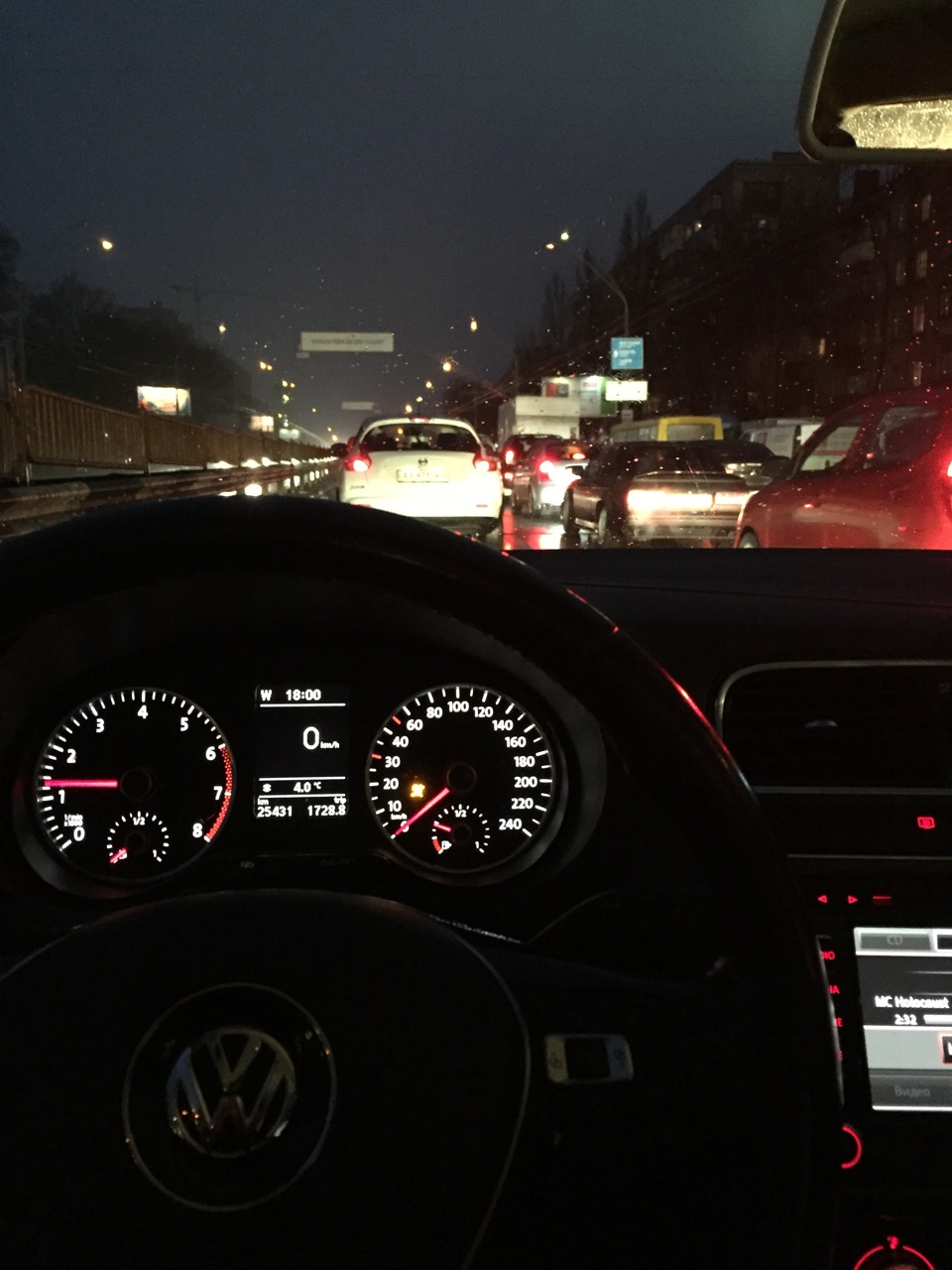 Приборка vw polo gti 1