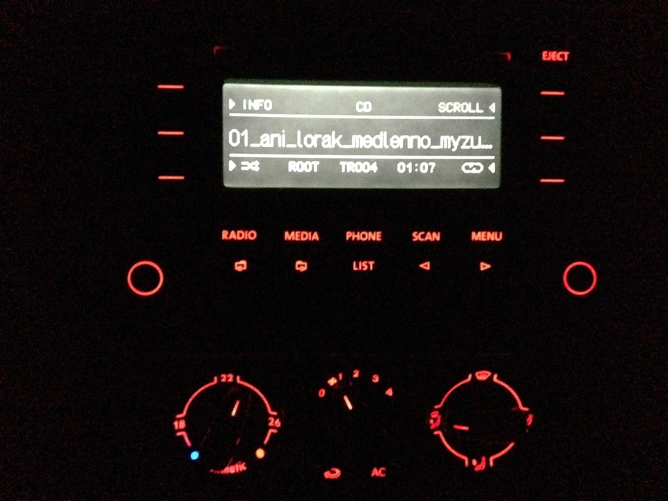 Продам автомагнітолу VW RCD-320(RCN320) з BLUETOOTH 3