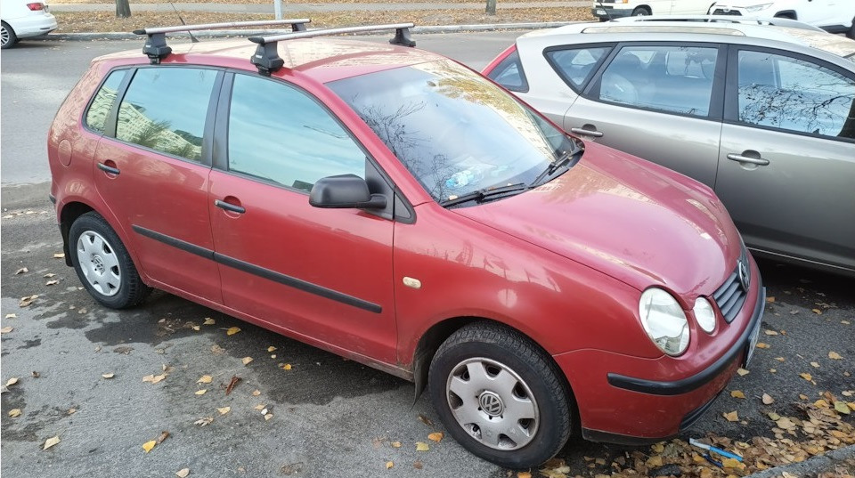 Багажник Thule Wingbar для Volkswagen Polo хетчбек 9N (mk IV) 2001-2009 5