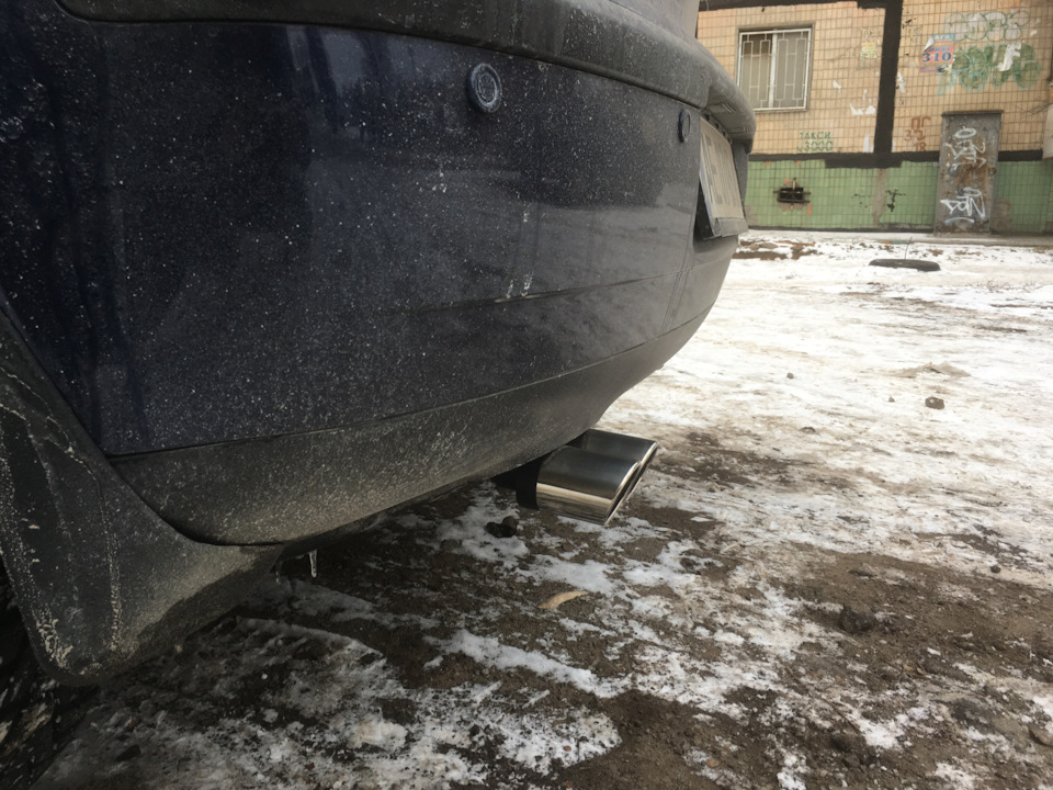 Насадка на глушник з Китаю 2