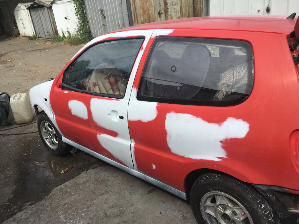 Повне фарбування VW POLO частина 3 4