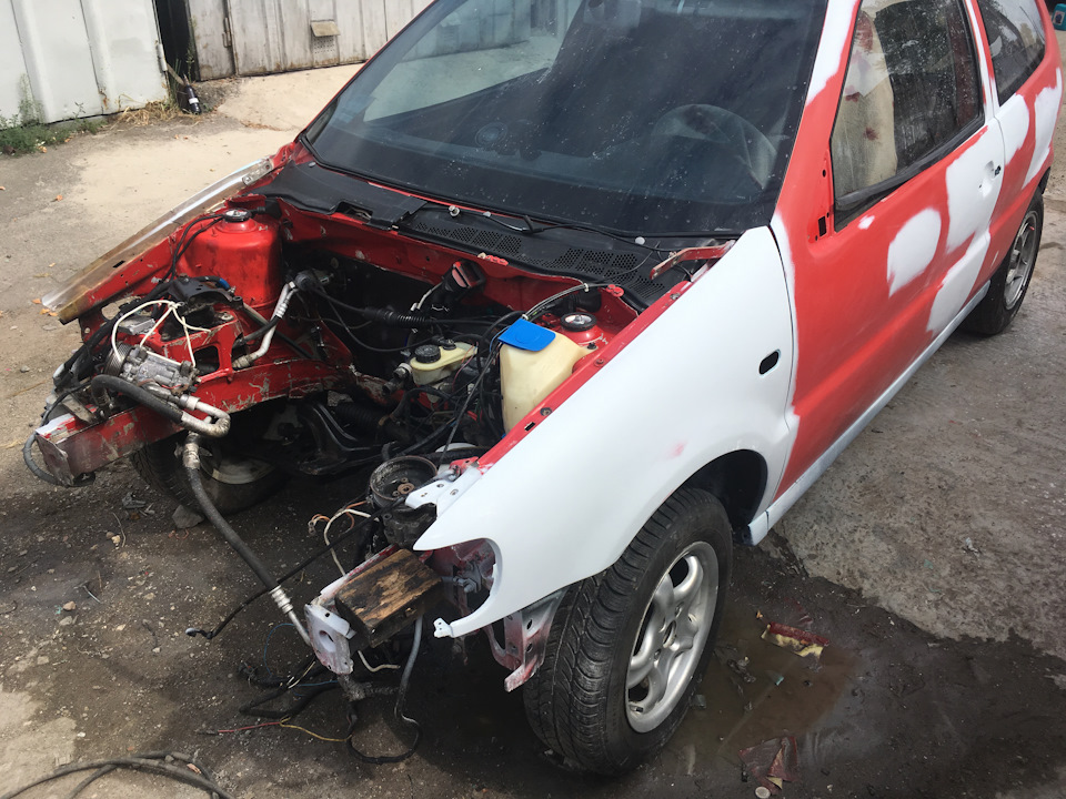 Повне фарбування VW POLO частина 3 5