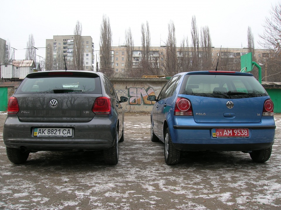 Зовнішнє порівняння Polo Mk4F та Polo Mk5… 5