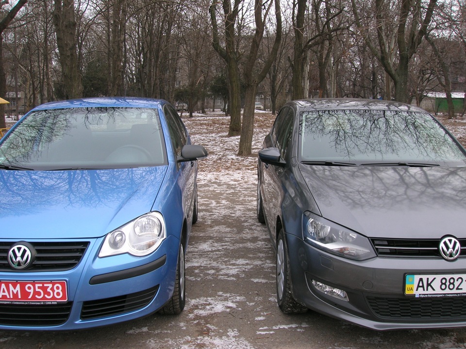 Зовнішнє порівняння Polo Mk4F та Polo Mk5… 2