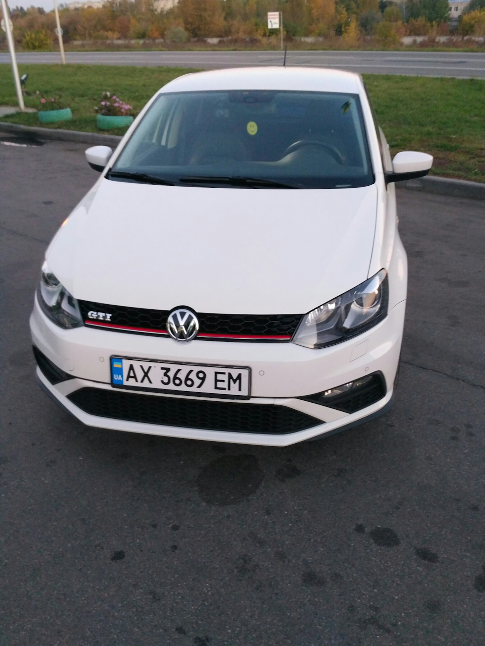 Бампер polo 6C0 GTI, стопи LED, задній бампер рестайл 1