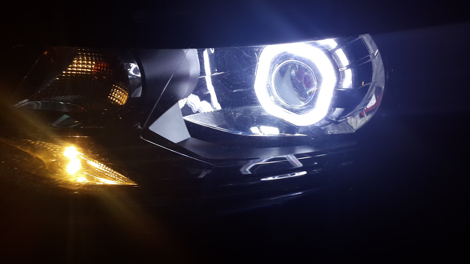 HeadLight upgrade за 100$ або Бі-лінзи в штатну оптику Polo V своїми руками 4