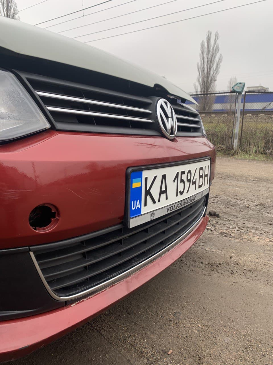 Грати та заглушка гака в передній бампер 5