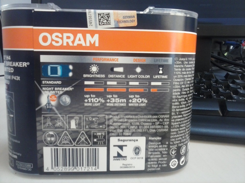 Osram night breaker unlimited h4 2