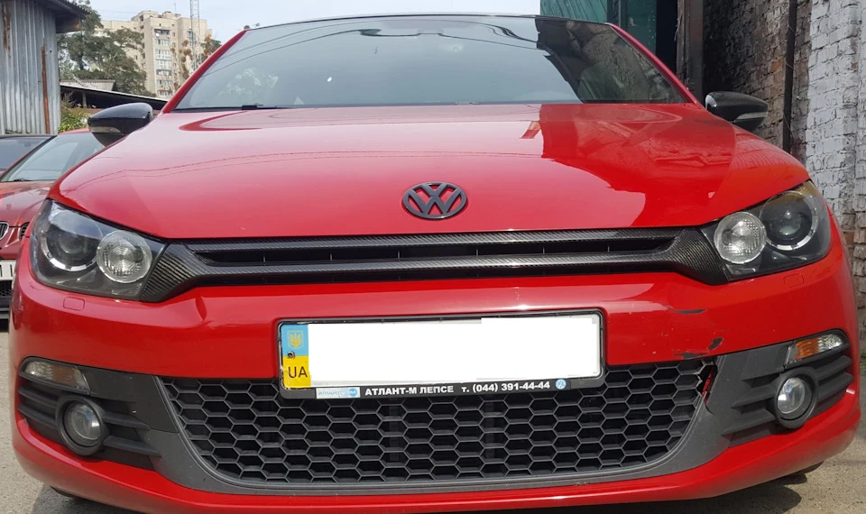 Продам решітку карбонові радіатора OSIR для Scirocco