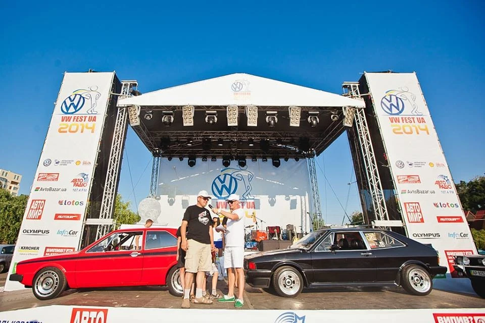My Scirocco`s mk1 on VW Fest UA 2014 BEST RETRO 1&2 Place