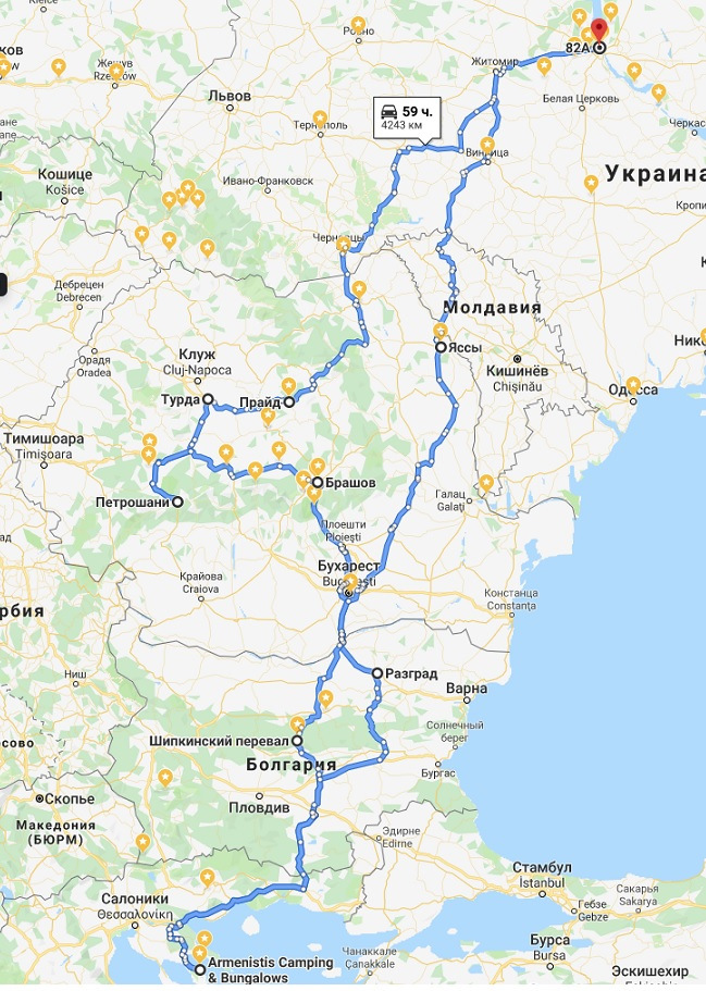 Україна-Румунія-Болгарія-Греція-Молдова-Україна (10.07-29.07.2019 — 5500км) 1