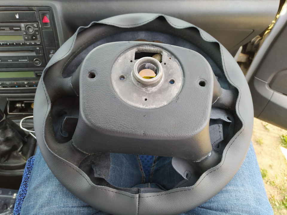 Чохол шкіряний на кермо VW Sharan 2002 2