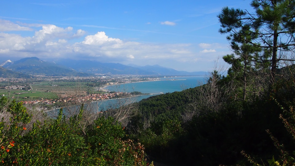 З Montemarcello до Sarzana, Lerici, La Spezia, Cinque Terre 1