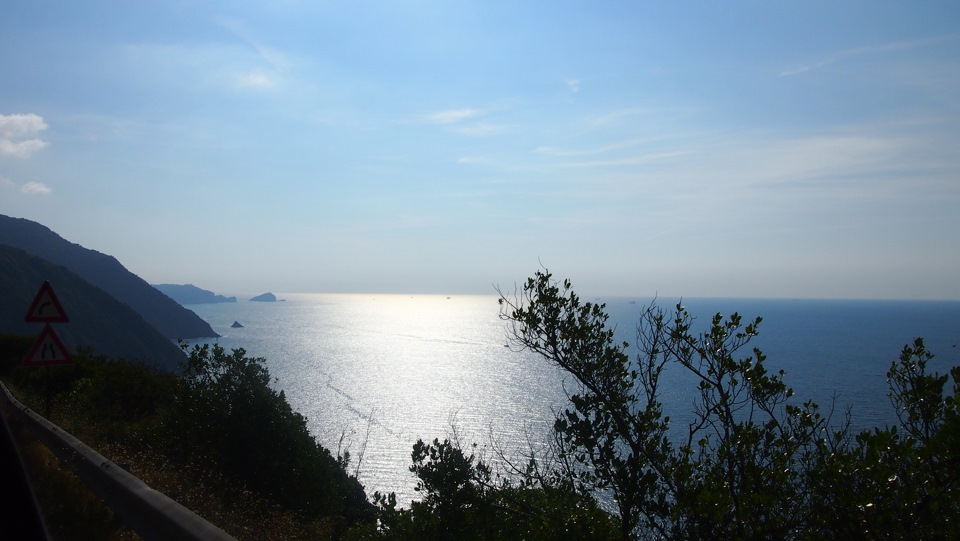 З Montemarcello до Sarzana, Lerici, La Spezia, Cinque Terre 2