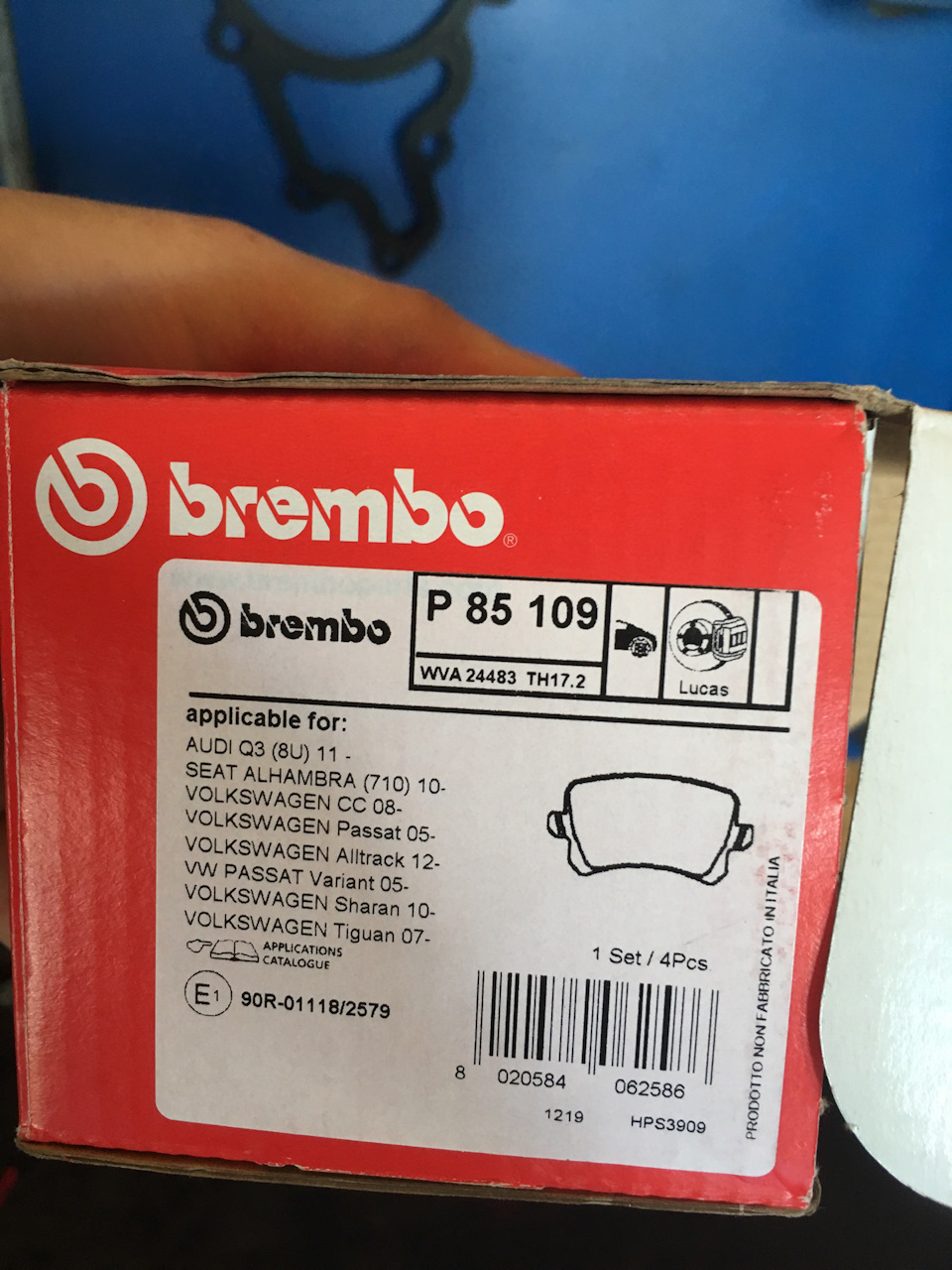 (Brembo) Диски / колодки 5