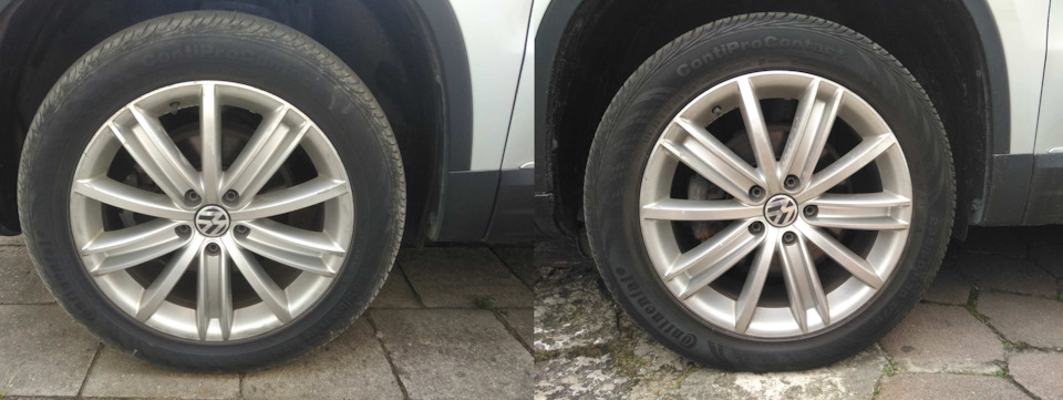 Gyeon Q2 Tire ефект через 2,5 місяці. 1