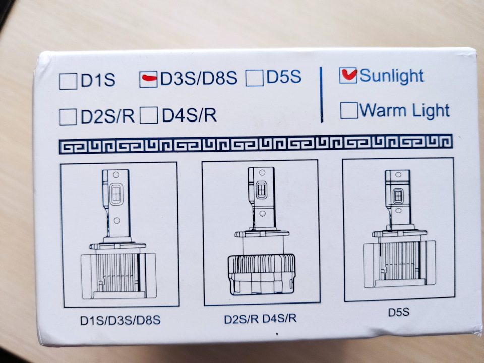 LED лампи D3S замість ксенонових. 2