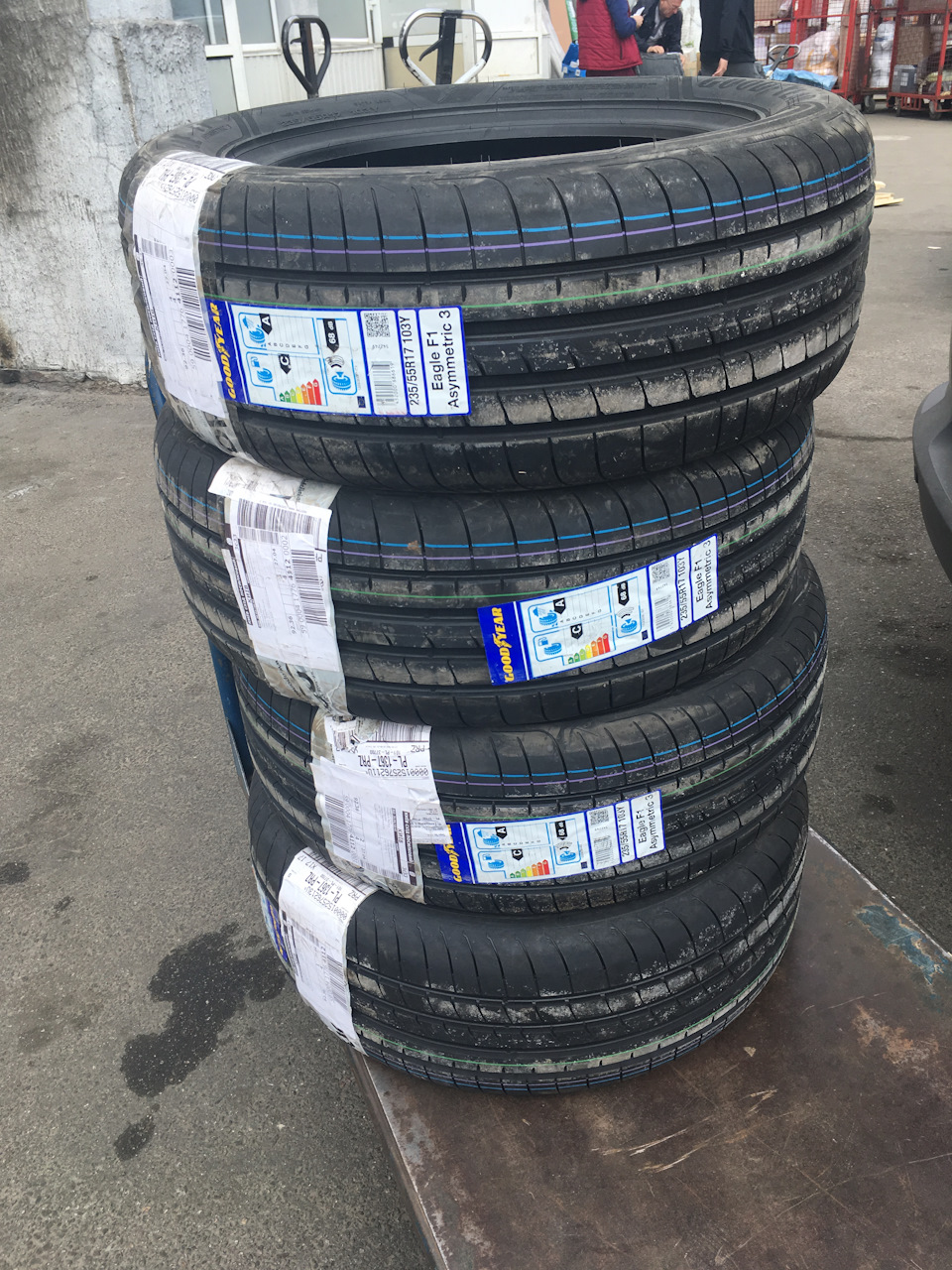 Літо))) нові диски від Audi та гума goodyear f1 asymmetric 3 3