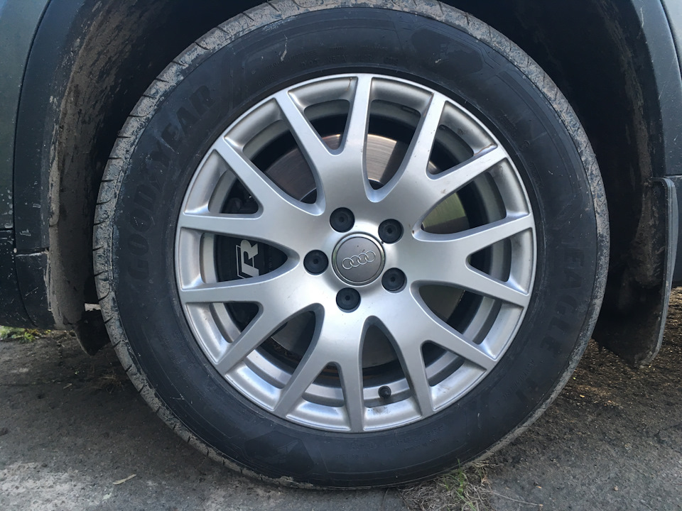 Літо))) нові диски від Audi та гума goodyear f1 asymmetric 3 1