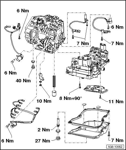 Заміна мастила в АКПП Aisin 09G VW Tiguan 4