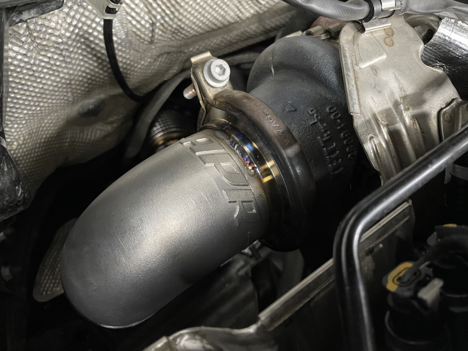 1️⃣1️⃣Установка APR Downpipe 4