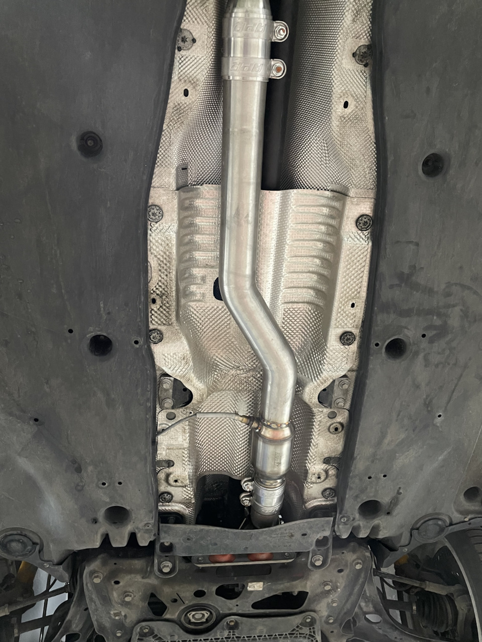 1️⃣1️⃣Установка APR Downpipe 5