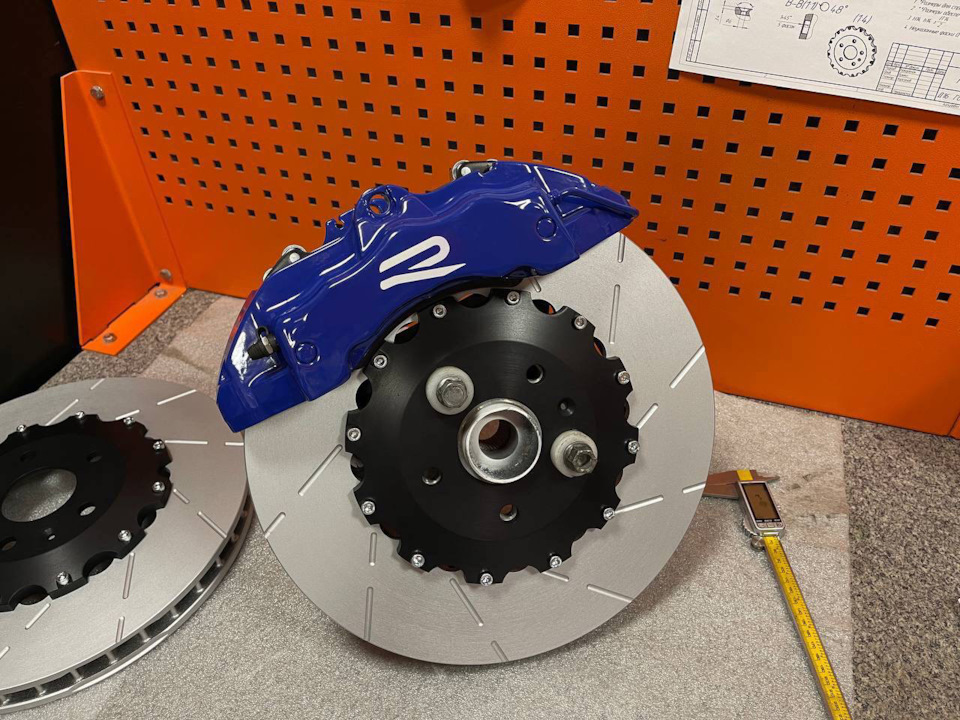 Заміна передніх гальм на 6pot brembo і примірка дисків + бонус 1