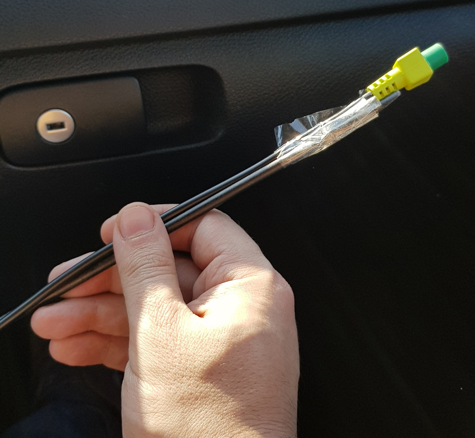 USB в бардачок 4