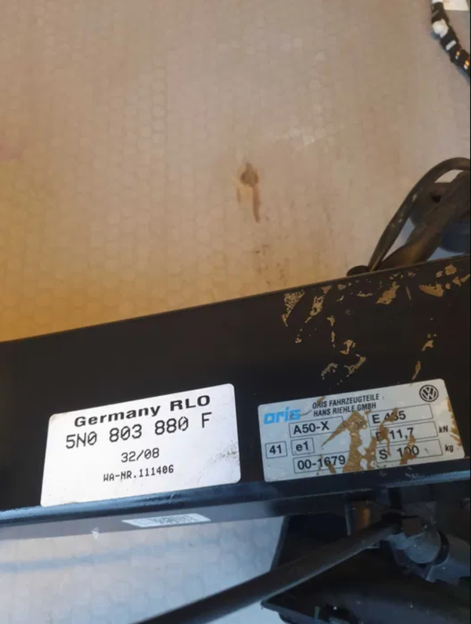 Встановлення фаркопа VW Tiguan рестайл 5N0 803 880 F 2
