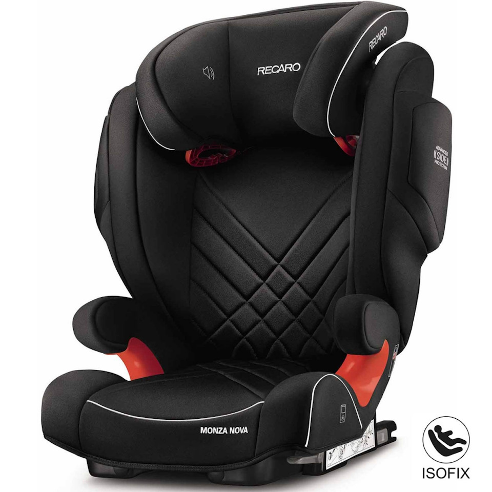 Автокрісло RECARO Monza Nova 2 Seatfix (Performance Black) 1