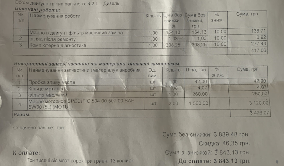 Перша 1000 км на новому движку. 2