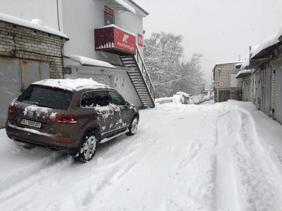 Нарешті перший сніг у Києві 1