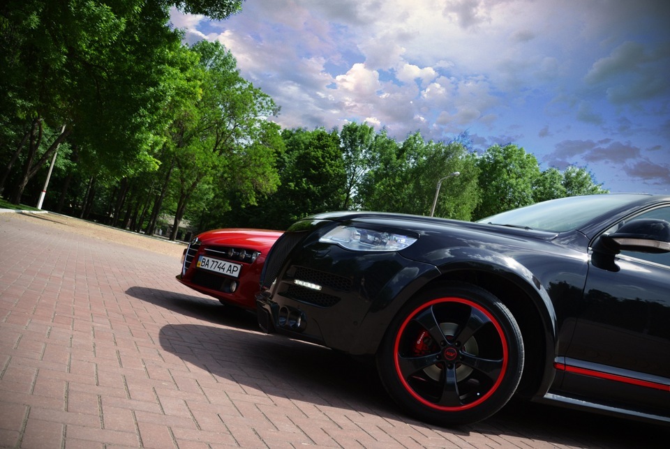 Фотосесія BLACK & RED, ALFA 159 Ti & Touareg ABT 5